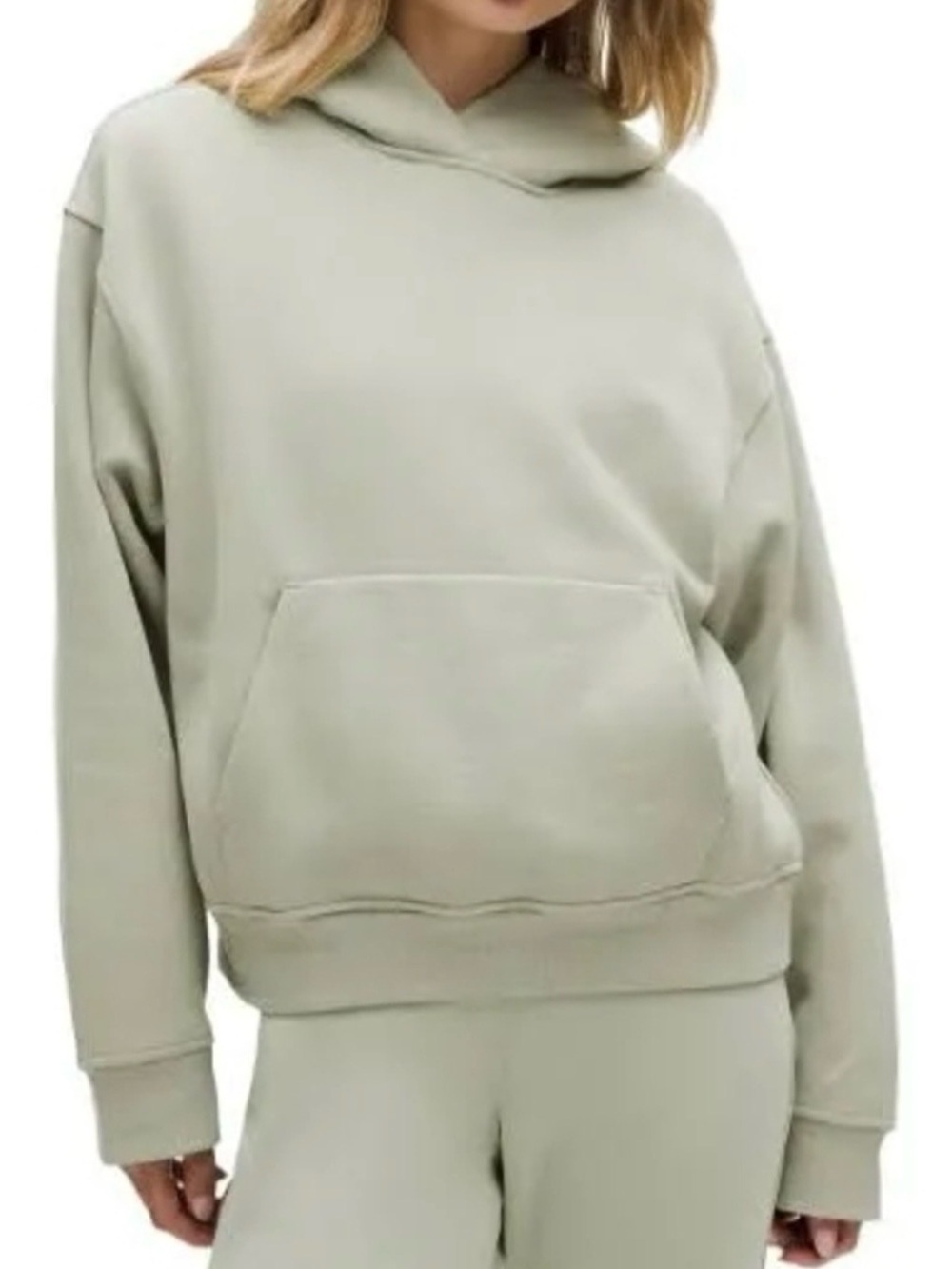 NWT lululemon athletica women’s steady state oversized Hoodie FOGN sz S